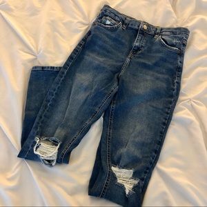 Topshop Jamie Ripped Jeans
